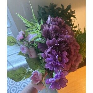 Bulk Lot Of Artificial Flowers Purples Pinks Crafts Decorating 16 Stems Michaels